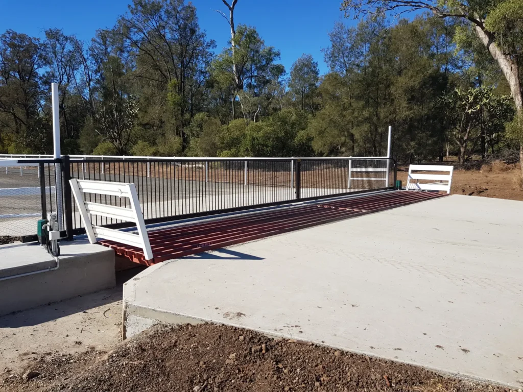 Electric Gate and Cattle grate